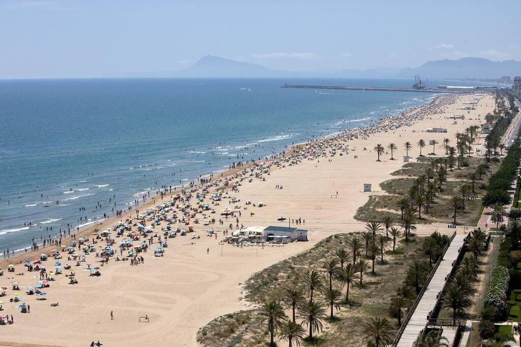 Cozy Apartment, Very Fresh At Playa De Gandia Buitenkant foto
